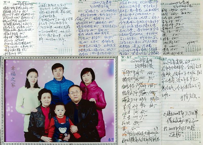 2006年-2009年，合影照片：2010年春节，父母，妹妹和我的一家三口的合影。作者：刘江
